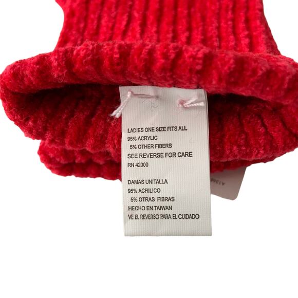 TR Bentley One Size Ladies Chenille Gloves - Picture 3 of 4